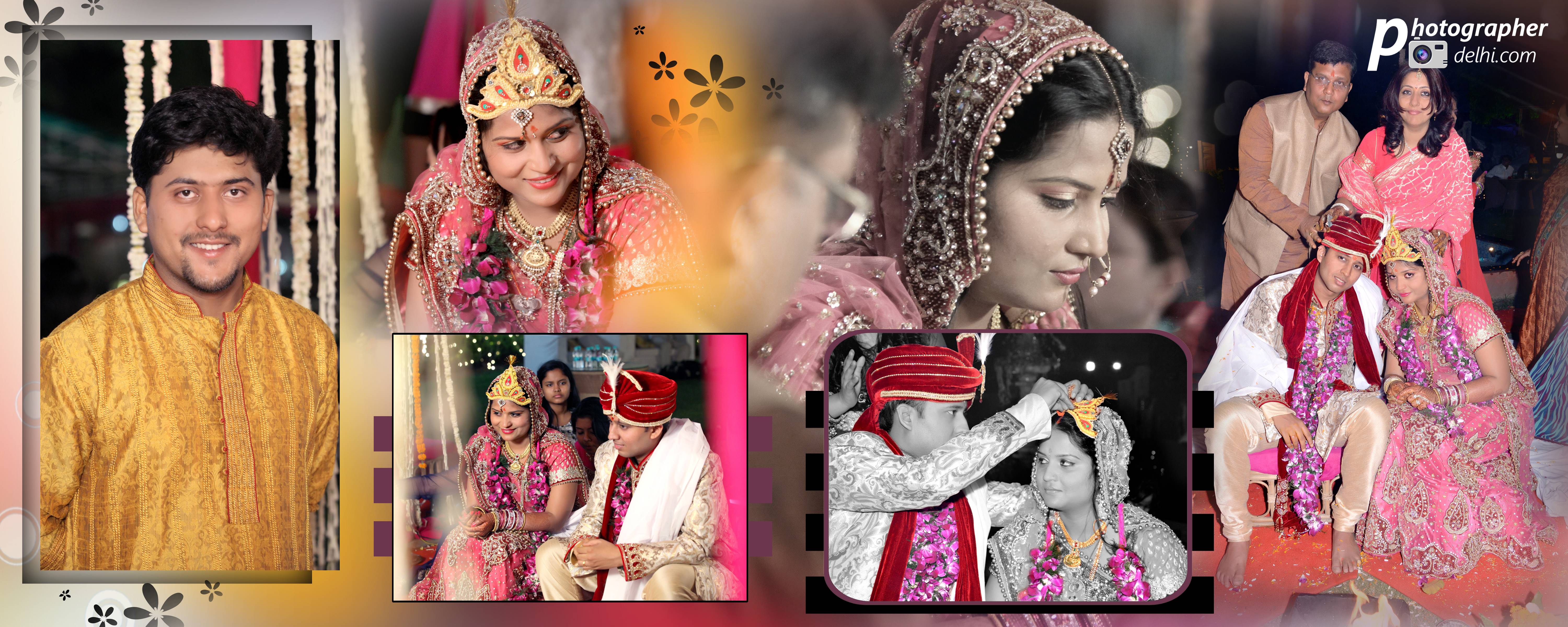 Karizma/Canvera Album with Level 3 Editing Photographer Delhi